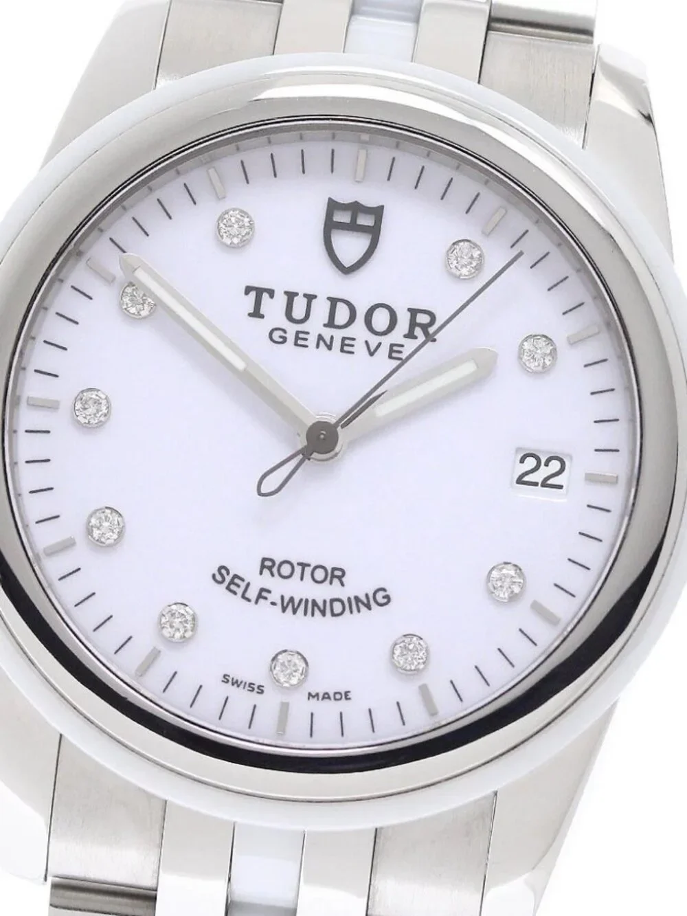 TUDOR Grammar Date 55010 10P diamond white Dial Automatic Men's Watch_970736